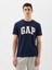 Erkek Lacivert Gap logo tshirt 1