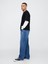Erkek Mavi Relaxed Fit Straight Jean Pantolon 4