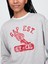 Kadın Gri Gap Logo Vintage Soft Fransız Havlu Kumaş Sweatshirt 3