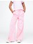 Kız Çocuk Pembe Ultrasoft Easy Baggy Jean Pantolon 4