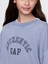 Kız Çocuk Mavi Gap Logo Vintage Soft Americana Sweatshirt 2