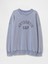 Kız Çocuk Mavi Gap Logo Vintage Soft Americana Sweatshirt 5