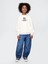 Kız Çocuk Beyaz Gap Logo Vintage Soft Americana Sweatshirt 3