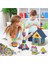 Constructo Stem Eğitici Oyuncak Yapı Oyuncağı Montessori Zeka Oyunu Yapı Taşları Seti 200 Parça 5