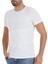 2'li Erkek Beyaz Bisiklet Yaka Kısa Kollu Modal Atlet T-Shirt 1