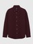 Erkek Bordo Gap Logo Oversize Oxford Gömlek 1
