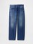 Erkek Mavi Relaxed Fit Straight Jean Pantolon 2