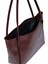 Kadın Bordo Çift Saplı Fermuarlı Shopper Çanta 3