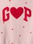 Kız Çocuk Pembe Gap Logo Fleece Sweatshirt 2