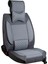 fiat Egea Hb Uyumlu Deri Oto Koltuk Kılıfı Ön/arka 5'li Set (Prime Model) (Füme) 4