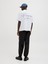 Jcodynamıc Scrıpt Tee Ss Crew Neck Erkek Beyaz Tshirt 12273310-01 2