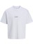 Jcodynamıc Scrıpt Tee Ss Crew Neck Erkek Beyaz Tshirt 12273310-01 5