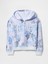 Kız Çocuk Mavi Gap Logo Fransız Havlu Kumaş Fermuarlı Sweatshirt 5