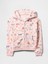 Kız Çocuk Pembe Gap Logo Fransız Havlu Kumaş Fermuarlı Sweatshirt 5
