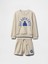Erkek Bebek Bej Gap Logo Vintage Soft Sweat Outfit Set 1