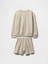 Erkek Bebek Bej Gap Logo Vintage Soft Sweat Outfit Set 2