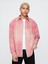 Erkek Pembe Sunwashed Twill Oversize Gömlek 1