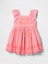 Kız Bebek Pembe Broderie Detaylı Elbise 4