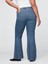 Kadın Mavi High Rise '70S Flare Jean Pantolon 4
