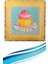 Büro Ev Mutfağı Için 40X40CM Cup Cake Muffin Motifli Duvar Panosu 1