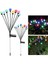 Bahçe Keyfi İçin Solar Şarjlı Rgb Işıklı 8led Çit Aydınlatma Lambası 1