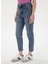 Yüksek Bel Normal Paça Mom Fit Indigo Kadın Denim Pantolon Felıpa 2
