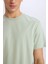 %100 Pamuk New Regular Fit Bisiklet Yaka Basic Düz Kısa Kollu Tişört V7699AZ25SP 5