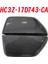 Araba Yan Ayna Kapağı ile Uyumlu F250 F350 F450 F550 2017-2023 Üst Yarım Ayna Muhafazası HC3Z-17D743-CA Karbon Fiber (Yurt Dışından) 4