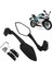 Motosiklet Aynaları Spor Bisiklet Scooter Dikiz Aynası Motosiklet Aksesuarları 250SR CF250-6 CF250-6A ile Uyumlu (Yurt Dışından) 3