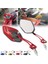 Adet/takım Evrensel Motosiklet Dikiz Aynaları Motosiklet 360 Derece Rotasyon Motosiklet Motosiklet Scooter Yan Aynalar 8/10MM Siyah + Mavi (Yurt Dışından) 2