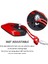 Adet/takım Evrensel Motosiklet Dikiz Aynaları Motosiklet 360 Derece Rotasyon Motosiklet Motosiklet Scooter Yan Aynalar 8/10MM Siyah + Mavi (Yurt Dışından) 5