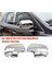 Çift Araba Dikiz Aynası Kapağı Trim ile Uyumlu Luxgen 7 Suv U7 2011-2017 Yan Kanat Ayna Krom Dekoratif Koruyucu Kapaklar (Yurt Dışından) 3