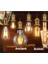 4W Vintage E27 Ampul C35 ST64 G80 G95 G125 T185 LED Retro 2200K Armatür Dekorasyon Aydınlatma (Yurt Dışından) 2