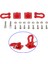 16X Metal Tırmanma Römork Çekme Kancası Tokası, 1/10 Ölçekli Rc Paletli Kamyon D90 SCX10 Araba Için Vinç Kelepçeleri, Kırmızı (Yurt Dışından) 4