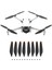 Mini 3 Pro Pervane 6030F Bıçak Sahne Hafif Kanat Drone Aksesuarları Turuncu Kenar Siyah (Yurt Dışından) 2