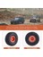 1.9 Beadlock Tekerlekler Tırmanıcı ve Kauçuk Lastikler 120MM Çap 1/10 Rc Araç Axıal SCX10 Iı -4 T6 Turuncu (Yurt Dışından) 5