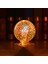 4x LED 3D Efekt Ampul Işık Dekorasyon Lambası 85-265V E27 Tatil Işıkları, A60 (Yurt Dışından) 4