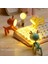 Mini Gece Lambası LED Ayarlanabilir Masa Kitap Sevimli Hayvan Göz Koruması Masa Lambası Ev Odası Dekor, Köpek Sarı (Yurt Dışından) 3
