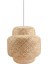 Modern Bambu Sarkıt Işık Rattan Aydınlatma Armatürü Hasır Avize Sepet Tavan Asılı Lamba (Yurt Dışından) 1