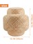 Modern Bambu Sarkıt Işık Rattan Aydınlatma Armatürü Hasır Avize Sepet Tavan Asılı Lamba (Yurt Dışından) 5