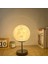3D Ay Lambası Başucu Masa Kısılabilir Küçük Modern Yatak Odası Yatak Yan LED Masa Işık Komidin (Yurt Dışından) 2