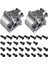 Metal Wave Box Kabuk Kapağı Diferansiyel Muhafazası 144001-1254 144001 1/14 Rc Araba Parçaları, Titanyum 2 Adet (Yurt Dışından) 2