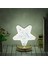 Led, Yıldız Üç Renkli Masa Işığı, Dokunmatik Karartma, Başucu Romantik Elmas USB (Yurt Dışından) 3