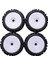 8 Adet 17MM Hub Jant ve Derin Diş Lastiği 1/8 Off-Road Rc Araba Redcat Takımı Vrx Hobao (Yurt Dışından) 2