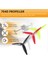 4 Paket 7040 7X4X3 3-Blade Pc Pervane Cw Ccw Rc Fpv Freestyle 7 Inç Uzun Menzilli Lr7 Drones Dıy Parçaları (Yurt Dışından) 4