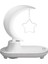 3-In-1 Bluetooth Ses Kablosuz Şarj LED Başucu Romantik Renkli Atmosfer Gece Lambası Yatak Odası Işığı (Yıldız) (Yurt Dışından) 1