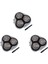 3x Tıraş Makinesi Yedek Hq9 Kafaları PT920 PT927 PT870 PT877 PT878 AT830 AT880 AT920 AT928 HQ8240 HQ8260 (Yurt Dışından) 1