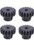4x Yükseltme Metal 17T Motor Dişli Yedek Parçaları Pinyon A959 A979 A969 A949-24 Rc Araba Yedek Parçası (Yurt Dışından) 1
