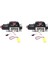 2x Metal Otomatik Vinç 3ch Kontrol Hattı ile 1/10 Rc Paletli Araba Eksenel SCX10 Trx4 Yükseltme Aksesuarları, 2 (Yurt Dışından) 1