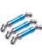 3 Adet Metal Arka Merkez Tahrik Mili Cvd Şanzıman 1:12 12428 12423 Rc Araba Kısa Parkur Off-Road Mavi (Yurt Dışından) 1